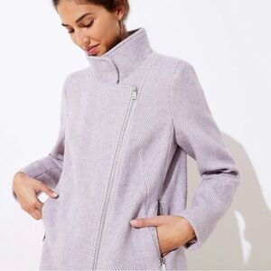 Loft Moto Women's Lavender Herringbone Jacket